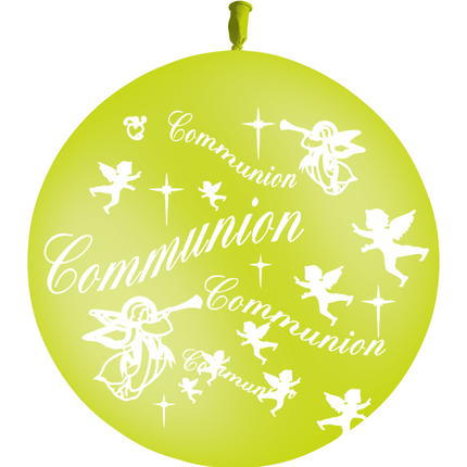 1 Ballon Latex Communion Limette - PMS