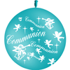 1 Ballon Latex Communion Turquoise - PMS