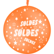 1 Ballon Latex Soldes Orange - PMS
