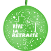 1 Ballon HG3 Latex Retraite Vert - PMS