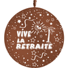 1 Ballon Latex Retraite Chocolat - PMS