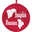 1 Ballon Latex 3' Beaujolais Nouveau - PMS