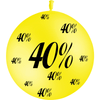 1 Ballon Latex 3' Remise 40% Jaune - PMS