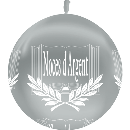 Ballon 3' Noces d'Argent - PMS