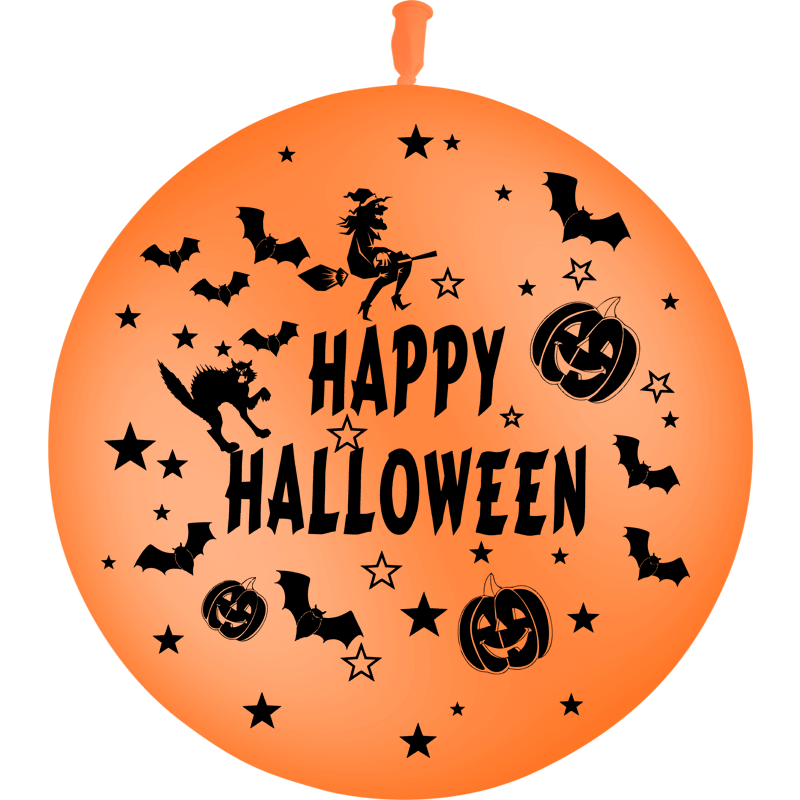 Ballon Latex 3' Halloween Orange - PMS