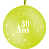 1 Ballon Latex 3' 30 Ans Limette - PMS