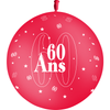 1 Ballon Latex 60 Ans Rouge - PMS