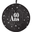 1 Ballon Latex 60 Ans Noir - PMS