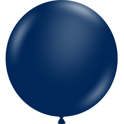 1 Ballon 60cm Métal Bleu Nuit- Ballonrama