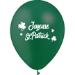 10 Ballons Latex HG95 Joyeuse St-Patrick Vert Forêt - PMS