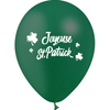 10 Ballons Latex HG95 Joyeuse St-Patrick Vert Forêt - PMS