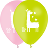 10 Ballons Latex HG95 Lamas Assortis - PMS