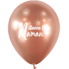 25 Ballons HG112 Bonne Fête Maman Script Brillant Rose Gold - PMS