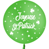 1 Ballon Latex 3' Joyeuse Saint Patrick Vert Hélium - PMS