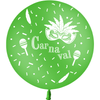 Ballon 2' Carnaval Vert Hélium - PMS