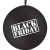 1 Ballon Latex Black Friday Noir & Blanc - PMS