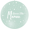 Ballon HG3' Bonne Fête Maman Dots Pastel Matte Menthe - PMS