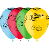 25 Ballons Latex HG95 Avions Assortis - PMS