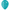 8 Ballons Latex HG95 Vive les Mariés Petites Roses Turquoise - PMS