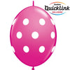 12 Quick Link Big Polka Dots Wild Berry* 50b