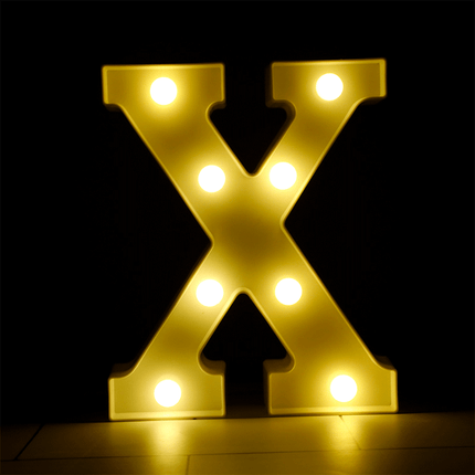 Lettre X Lumineuse LED - Borosino